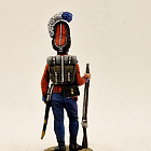 Миниатюра из олова Гренадер Ольденбургского пехотного полка. Дания, 1807-13, 54 мм, Студия Большой полк