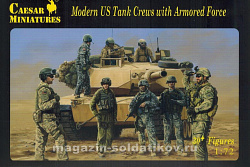 Солдатики из пластика Modern US Army Tank Crews and Armored Force (1/72) Caesar Miniatures