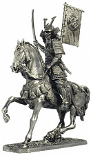 Миниатюра из металла 130. Конный самурай, 1600 г. EK Castings - фото
