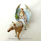 Эльфийка конная с птицей Schleich (704-1236) (704-1236)