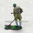 Ряд.сапёрных частей Красной Армиии с миноискателем 1943-45 гг., 54 мм (QF0044) (QF0044)