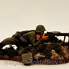 Пулеметчик РККА 1943-45 гг., 54 мм, Студия Большой полк (ИЛ0205.14.01.54) (ИЛ0205.14.01.54)