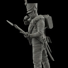 Сборная миниатюра из смолы Рядовой Лейб-гвардии Литовского полка 60 мм, HIMINI