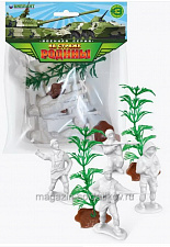 Солдатики из пластика Игровой набор «Поисковый отряд», Биплант - фото