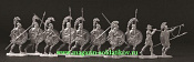 Миниатюра из металла Греческие гоплиты на марше. Пелопонесские войны, 30 мм, Berliner Zinnfiguren - фото