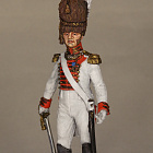 Миниатюра в росписи Офицер гвардейских гренадеров. Вестфалия, 1809-10 гг., 54 мм, Сибирский партизан. (СП276) (СП276)