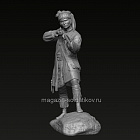 Сборная фигура из смолы Семинольский воин, 75 мм, Altores studio (F-75-269) (F-75-269)