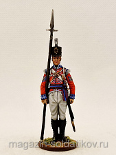 Миниатюра из олова Сержант пехотных полков . Великобритания 1808-15 год, Студия Большой полк - фото
