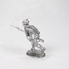 Сборные фигуры из металла Красноармеец в атаке (буденовка) 28 мм, Figures from Leon