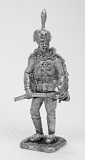 Миниатюра из олова 267 РТ Обер офицер гусарского Александрийского полка, 1914, 54 мм, Ратник - фото