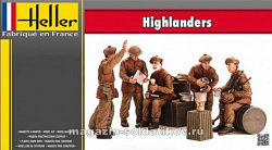 Сборные фигуры из пластика Солдаты Highlanders 1:35 Heller