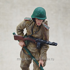 Ряд.сапёрных частей Красной Армиии с миноискателем 1943-45 гг., 54 мм, Soldanir (QF0539) (QF0539)