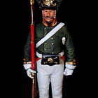 Сборная миниатюра из металла Унтер-офицер лейб гвардии 1804 г, 1:30, Оловянный парад