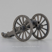 Сборная миниатюра из смолы 24-фунтовая гаубица модели An XI, 28 мм, Аванпост - фото