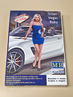 Сборная модель из пластика MB 24020 Серия «Опасные изгибы» Слоан - Детка Вегаса (1/24) Master Box (Q445-240) (Q445-240)