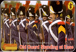 Солдатики из пластика Old Guard Standing at Ease (1/72) Strelets (170) (170)