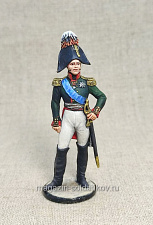 Миниатюра из олова Император Александр Первый, 54 мм, Студия Большой полк - фото