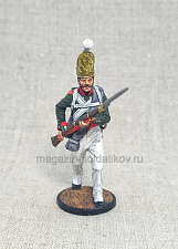 Миниатюра из олова Гренадер Павловского полка 1812 г., 54 мм, Студия Большой полк - фото