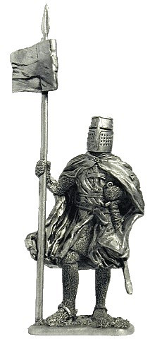 Миниатюра из металла 011. Тевтонский рыцарь, 1230-1283 гг. EK Castings