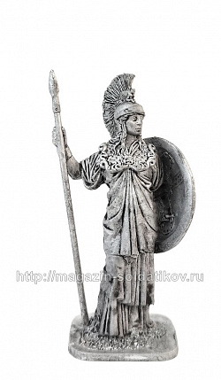 Миниатюра из олова Римская богиня Минерва