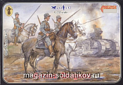 Солдатики из пластика Германские Драгуны (1/72) Strelets - фото