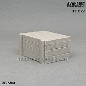 Сборная миниатюра из смолы Подиум, 28 мм, Аванпост - фото