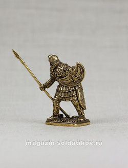 Миниатюра из бронзы Мидянин Виштаспа, 479 год до н.э. 40 мм, Седьмая миниатюра (479BC 204) (479BC 204)