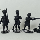 704-1109 Шотландские стрельцы (горцы), Оритет (набор 5 шт., черный) (704-1109 н 5 шт) (704-1109 н 5 шт)
