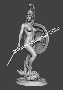 Сборная миниатюра из металла Миры Фэнтези: Забытая легенда Эллады, 54 мм, Chronos miniatures