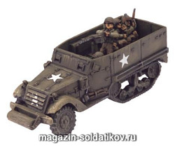 Сборная модель из пластика M3 half-track (15мм) Flames of War (US201) (US201)
