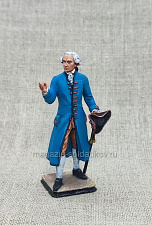 Миниатюра из олова Немецкий дворянин, 54 мм, Студия Большой полк - фото