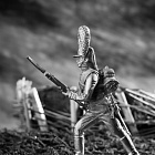 Миниатюра из олова 443 РТ Рядовой лейб-гвардии Преображенского полка 1802-04 гг. 54 мм, Ратник (443-РТ) (443-РТ)