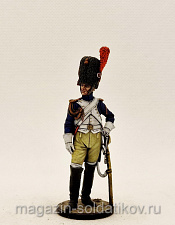 Миниатюра из олова Рядовой полка Конных гренадеров Императорской гвардии. Франция, Студия Большой полк - фото