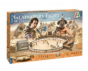6196 ИТ Набор для диорамы. Gladiators fight - battle set, (1/72) Italeri