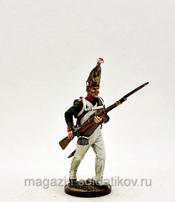 Миниатюра из олова Гренадер Павловского гренадерского полка, Россия 1811-13, 54 мм, Студия Большой полк (ИЛ0417.12.02.54) (ИЛ0417.12.02.54)
