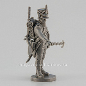 Сборная миниатюра из смолы Артиллерист с пальником, Франция, 28 мм, Аванпост - фото