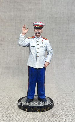 Миниатюра из олова Сталин, 75 мм, Студия Большой полк (ИЛ2461.14.01.75) (ИЛ2461.14.01.75)