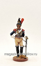 Миниатюра из олова Французский кирасир, 1805-15 гг., Студия Большой полк - фото