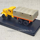 КрАЗ - 255Б с тентом желто-оранжевый, 1/72 (Q208-135) (Q208-135)