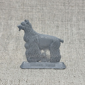 Солдатики из пластика Собака Йоркширский терьер Серый, Воины и битвы - фото