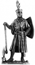 Миниатюра из металла 195. Средневековый рыцарь, XIII в. EK Castings - фото