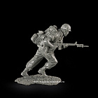 Солдатики из пластика 25-я пехотная дивизия, набор из 6 фигур, 1:32 Plastic Platoon (PP001) (PP001)