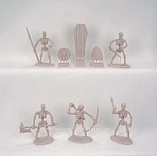 Солдатики из пластика Скелеты (костяной), 1:32 Хобби Бункер - фото