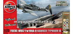 Сборная модель из пластика А Самолеты Focke Wulf Fw190A-8 и Hawker (1:72) Airfix (50136) (50136)