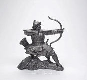 Миниатюра из олова Монгольский лучник, XIV в. 54 мм, Солдатики Публия - фото