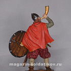 Миниатюра в росписи Викинг с рогом, IX-X век, 1:32, Сибирский партизан (СП136) (СП136)