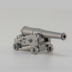 Сборная миниатюра из смолы 24-фунтовая пушка, 28 мм, Аванпост