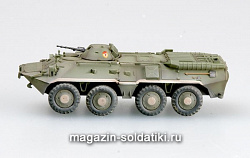 Масштабная модель в сборе и окраске БТР-80 (СССР) на параде 1:72 Easy Model