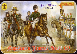 Солдатики из пластика Napoleon's General Staff 2 (re-issue) (1/72) Strelets (048) (048)