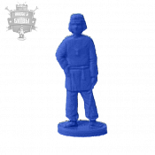 Солдатики из пластика Мальчик, играющий в бабки 2 (синий), Воины и битвы - фото